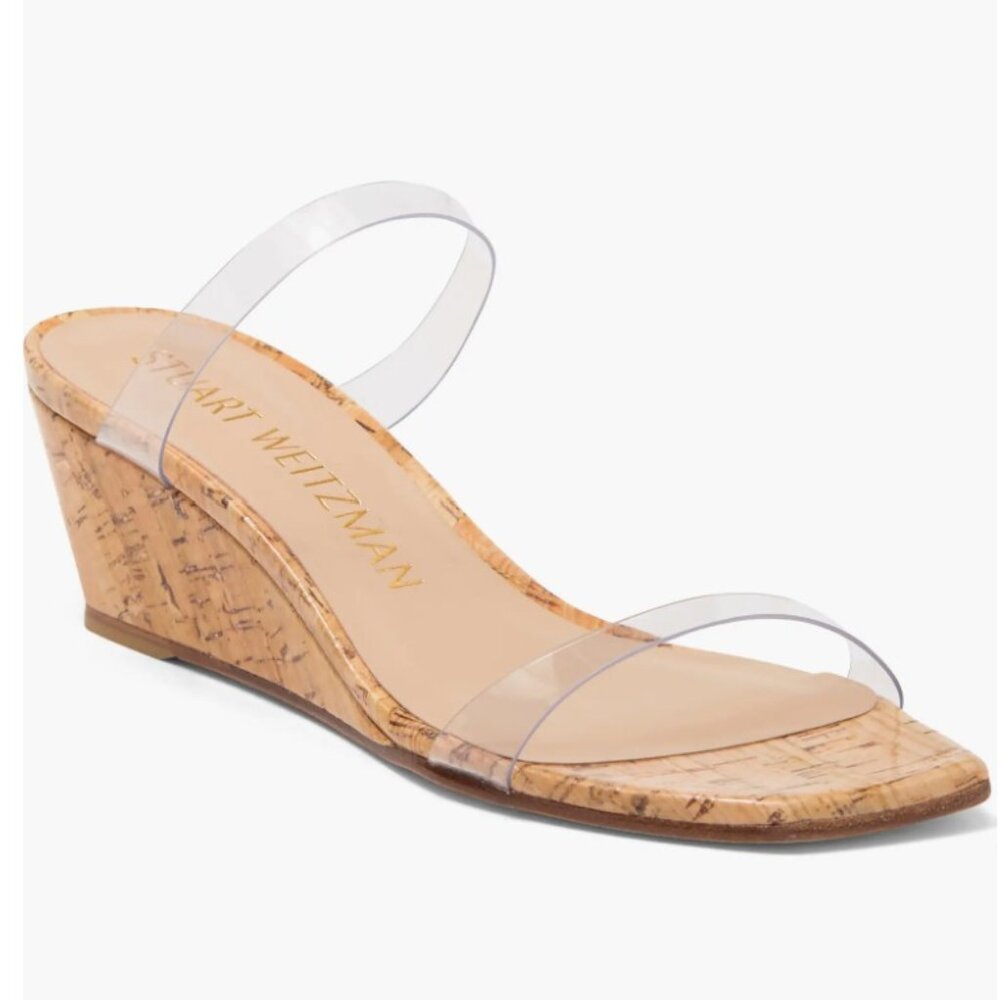 Stuart Weitzman Aleena 50 Cork Wedge 8.5